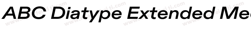 ABC Diatype Extended Medium Unlice字体转换